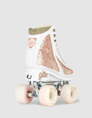 Crazy Glitz Adjustable Roller Skates Rose Gold