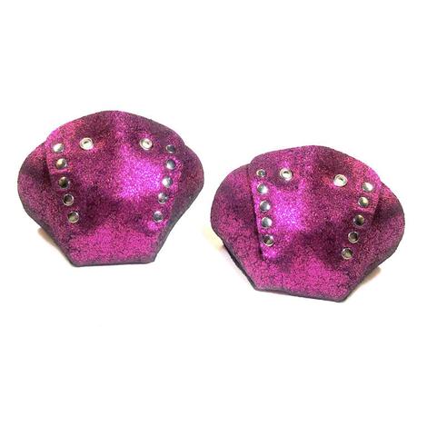RollerStuff Toe Caps Glitter Fuchsia