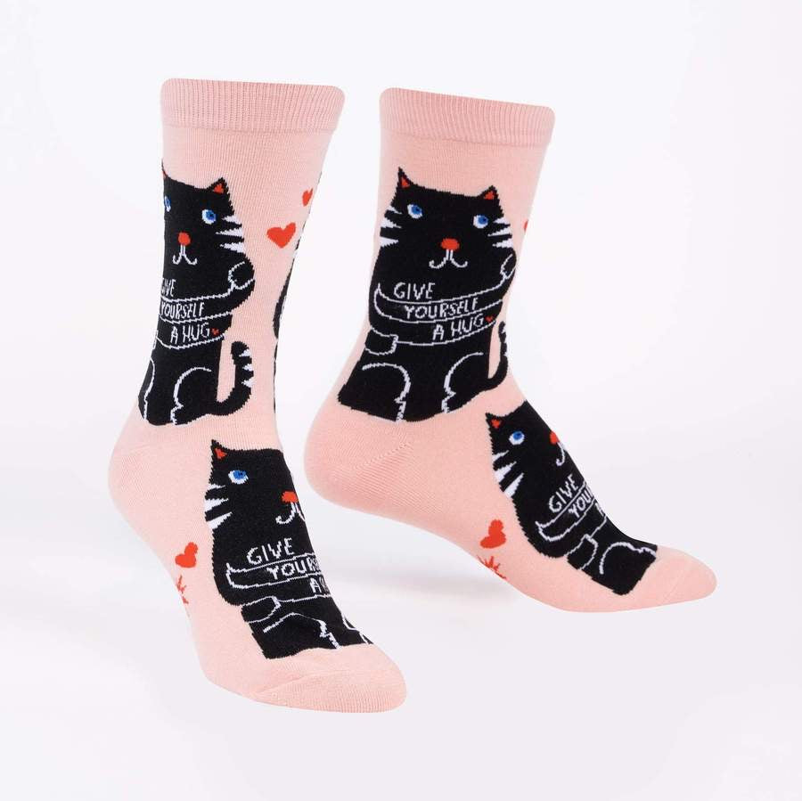 SOCK IT TO ME LOVE YOURSELF WOMENS CREW SOCKS