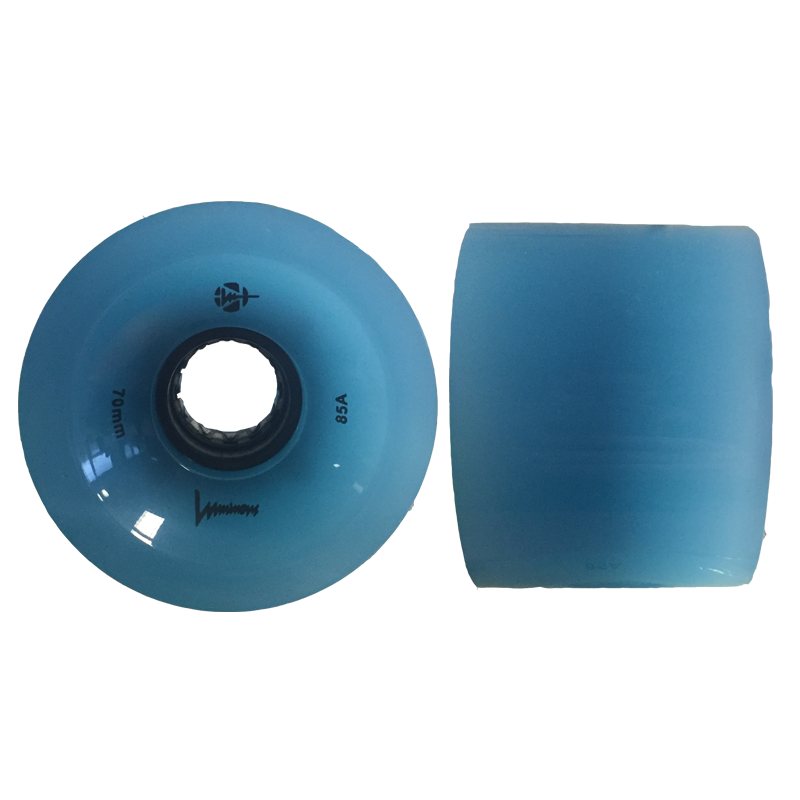 Luminous LED Longboard Wheels Glow 70mm 85a 4pk