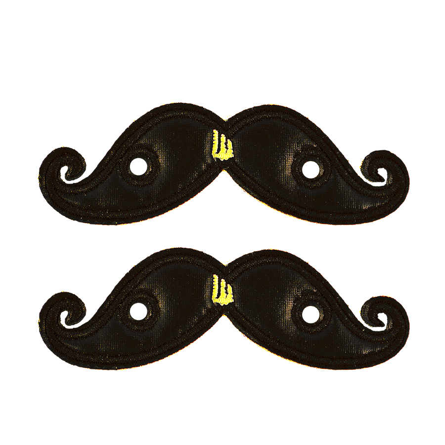 SHWINGS Black Foil Moustache - Skatescool Australia