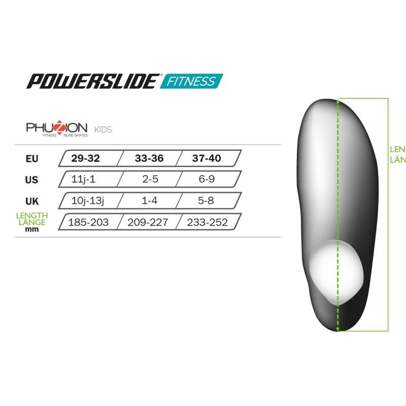 POWERSLIDE PHUZION GALAXY II - BOYS INLINE SKATES - Skatescool Australia