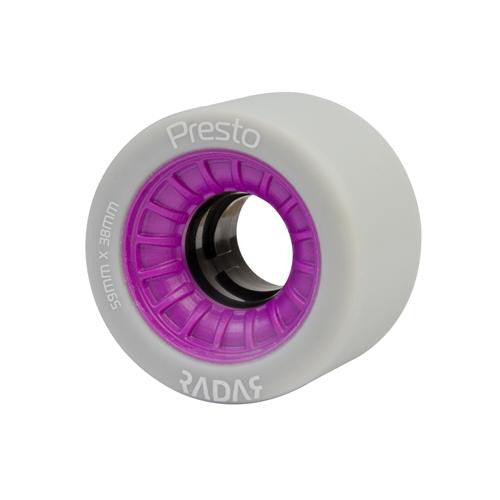 Radar Presto 59mm/38mm Wheels Pk4 - Skatescool Australia