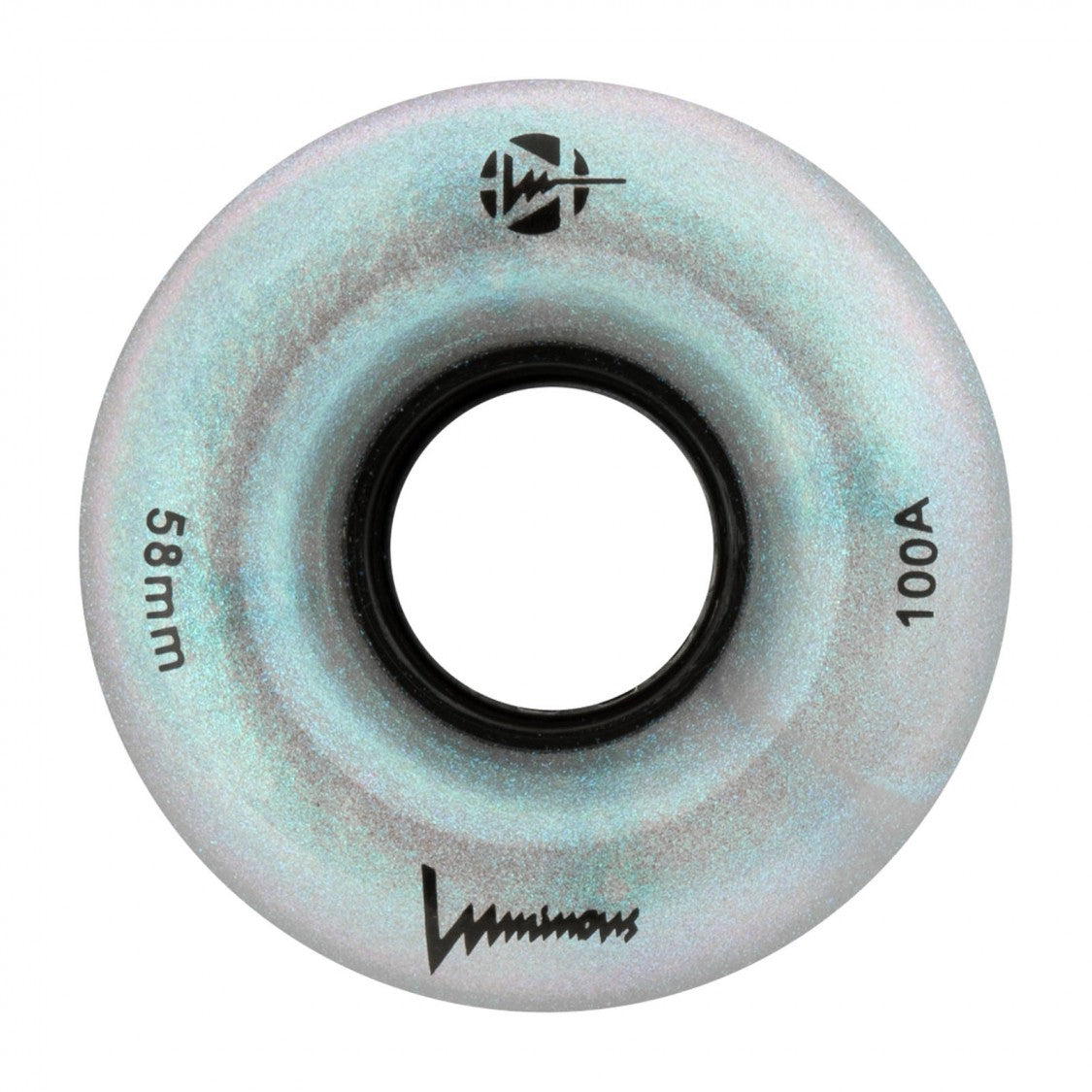 Luminous LED Quad Wheels Glitter 58mm 4pk