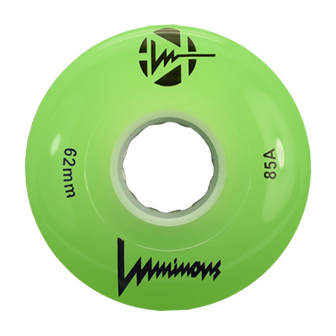 Luminous LED Quad Wheels 62mm 85a 4pk