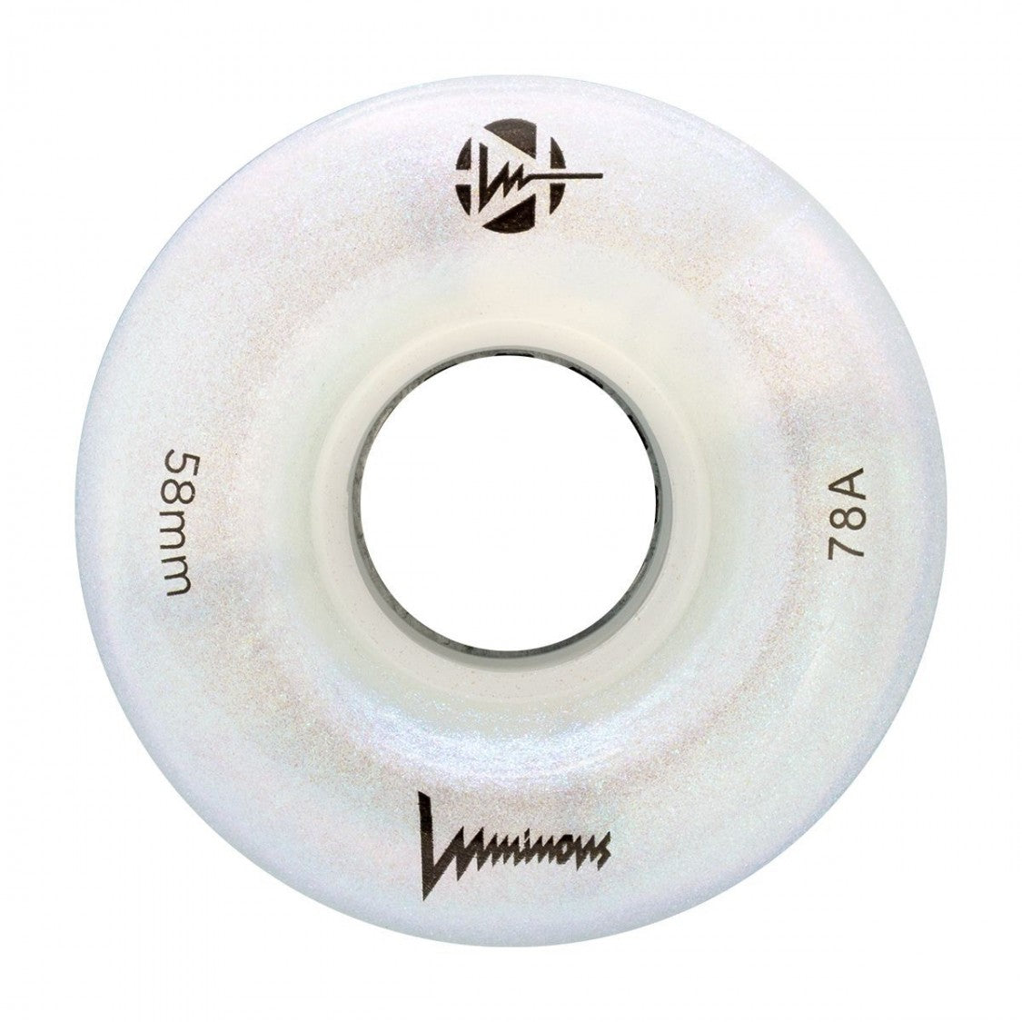 Luminous LED Quad Wheels Glitter 58mm 4pk