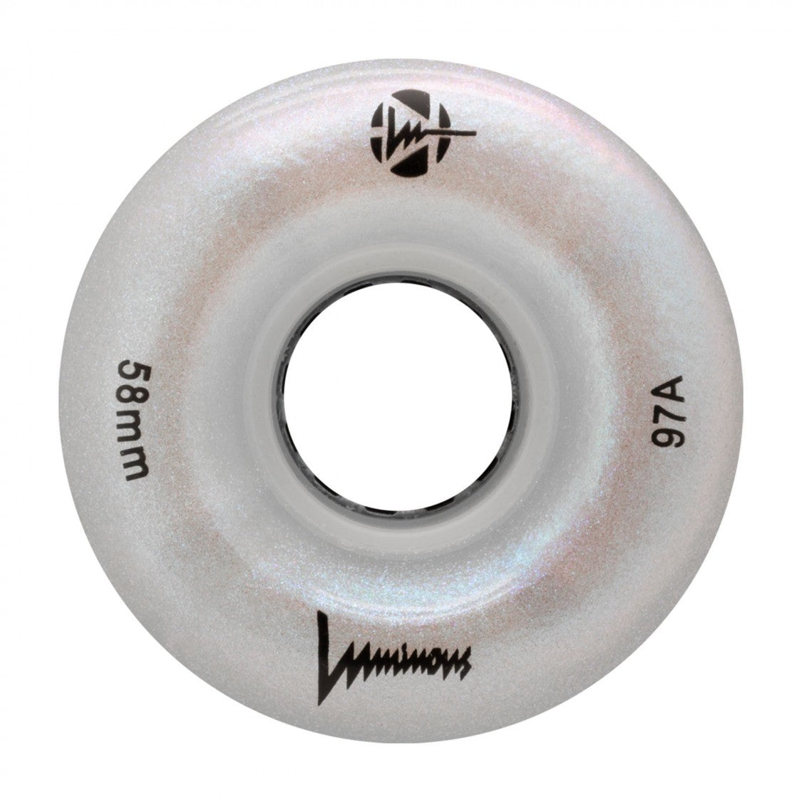 Luminous LED Quad Wheels Glitter 58mm 4pk