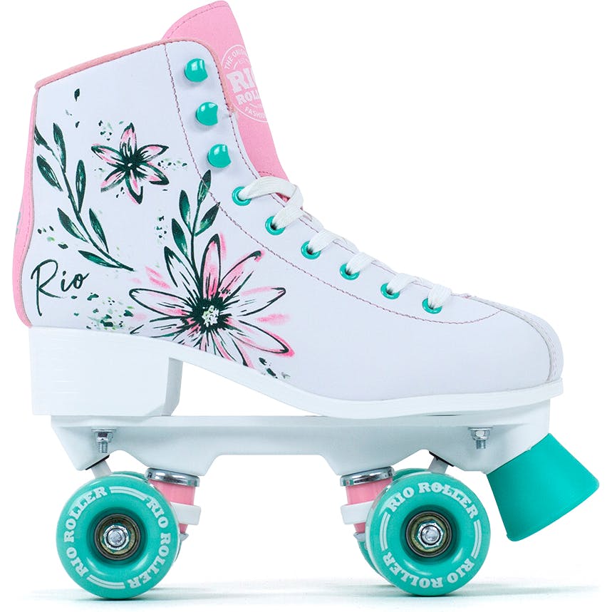Rio Roller Artist Floral Roller Skates