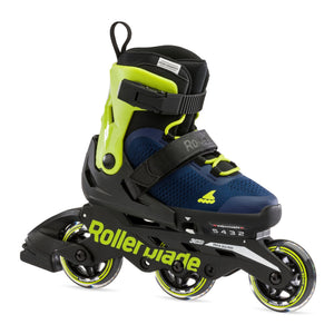 Rollerblade Microblade 3WD Adj Inline Skates Blue Royal/Lime