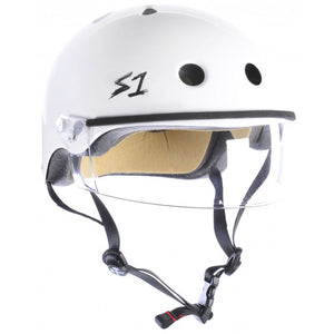 S1 Lifer Visor Helmet - White Gloss - Skatescool Australia