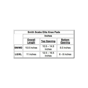 Smith Scabs Elite Red/Black Knee Pads - Skatescool Australia