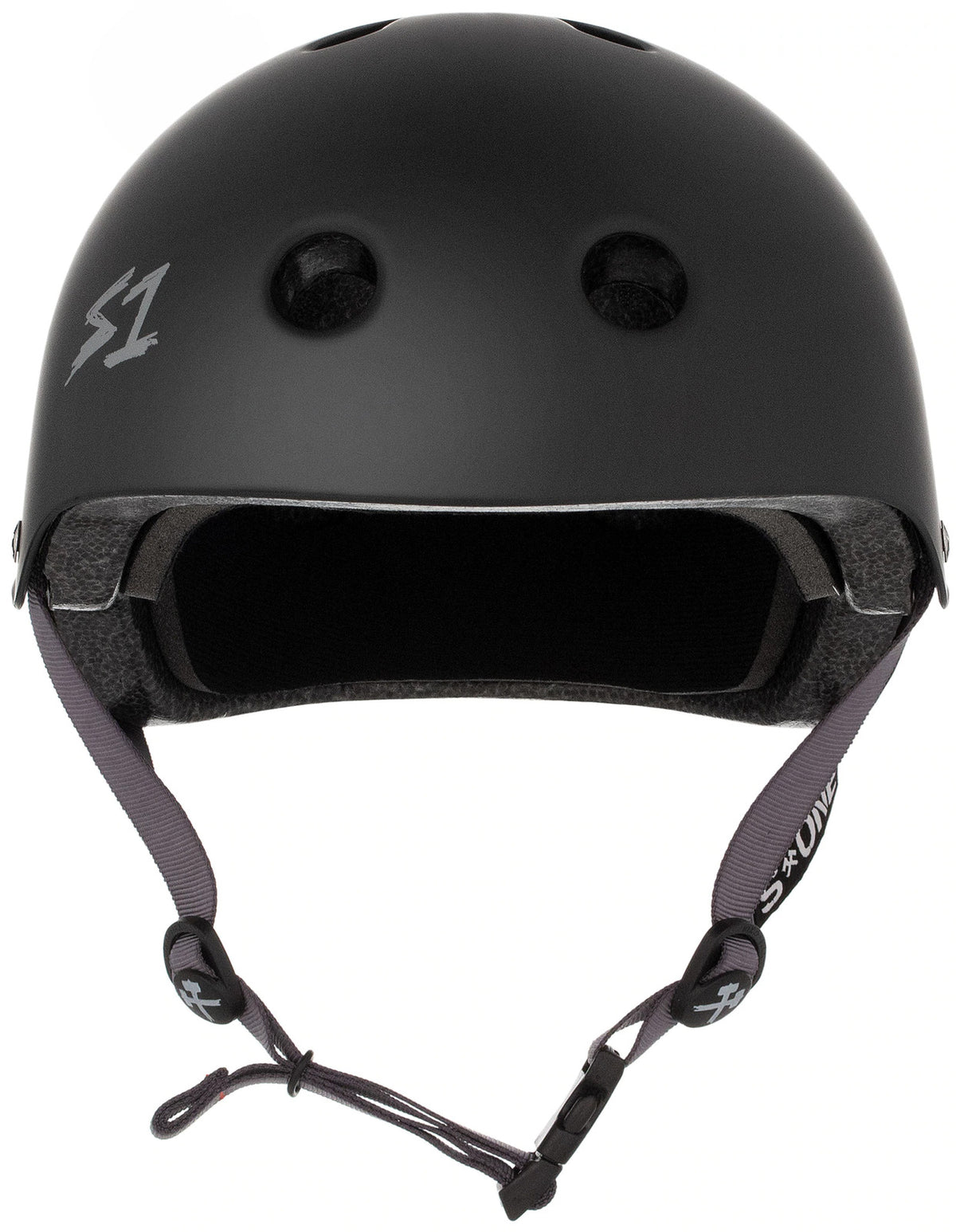 S1 Lifer Helmet - Black Matte/Grey Strap
