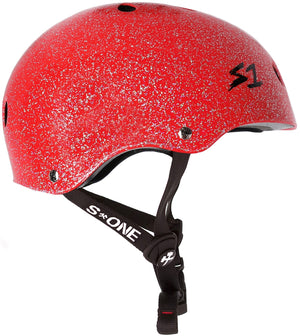 S1 Lifer Helmet - Red Glitter