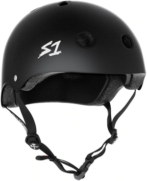 S1 Mega Lifer Helmet - Black Matte - Skatescool Australia