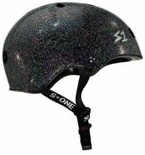 S1 Mega Lifer Helmet - Black Glitter
