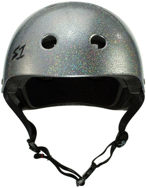 S1 Mega Lifer Helmet - Silver Glitter