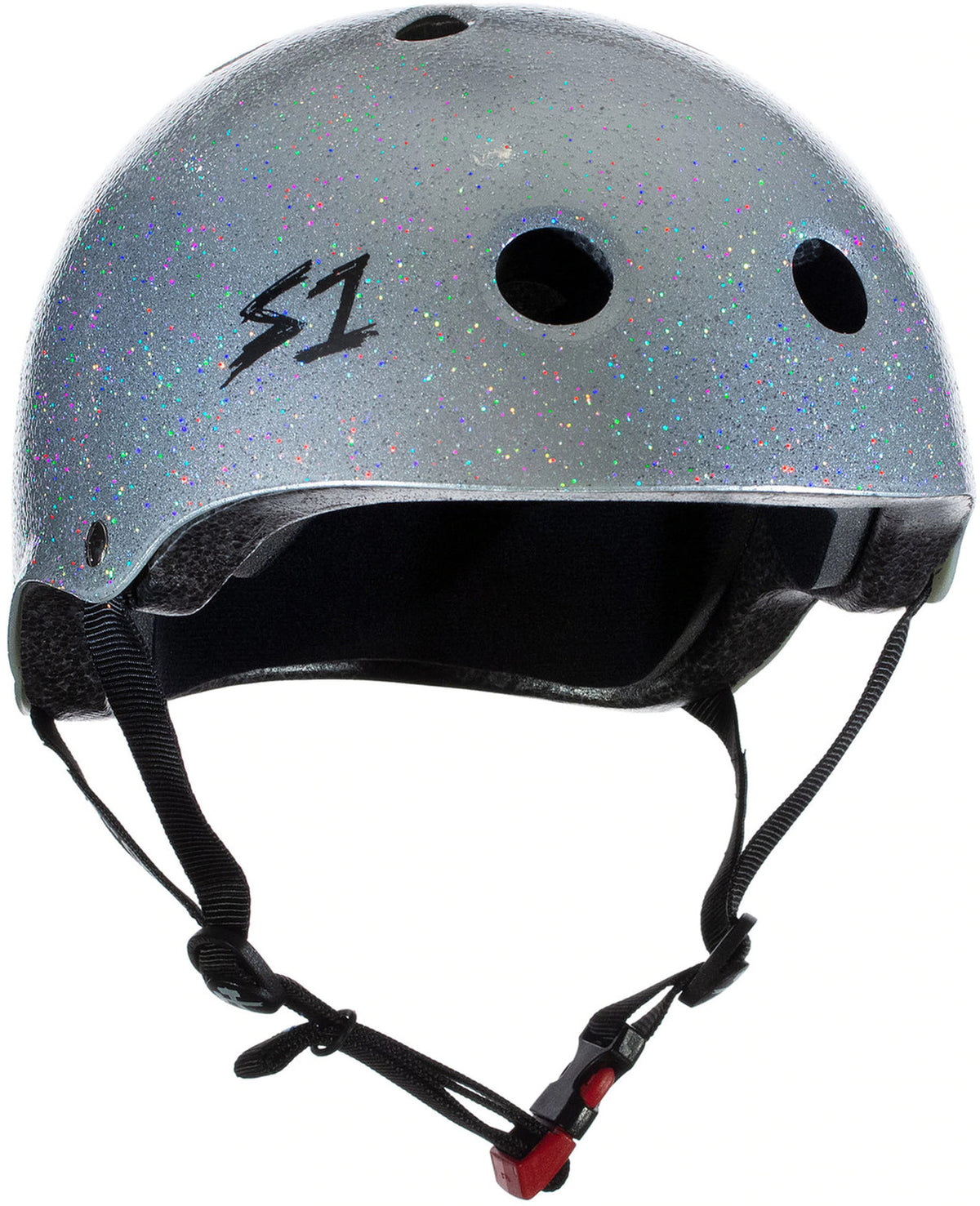 S1 Mini Lifer Helmet - Silver Glitter
