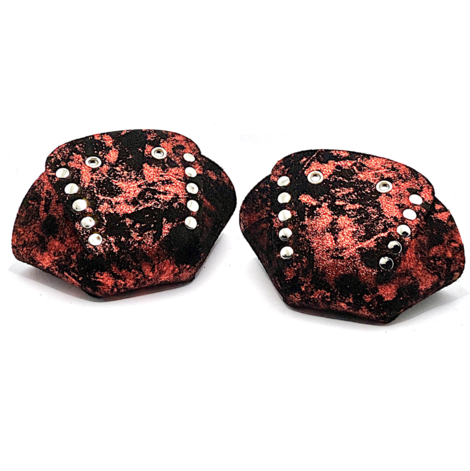 RollerStuff Toe Caps Metallic Splash Red