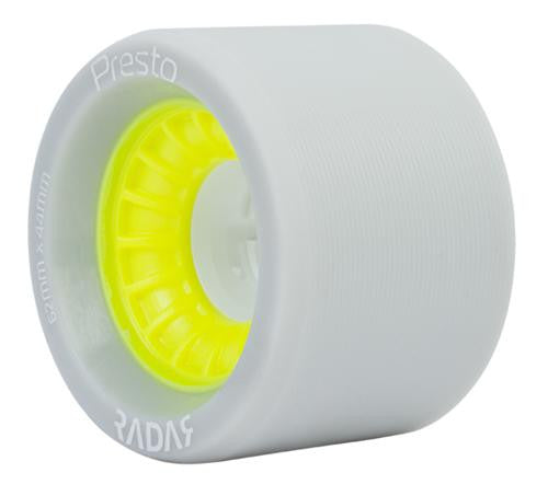 Radar Presto 62mm/44mm Wide Wheels Pk4 - Skatescool Australia